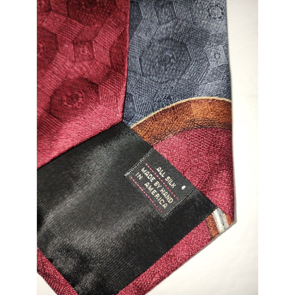 Vintage tie Ferrell Reed‎ for Logan's Derby horses mens silk - Picture 6 of 7
